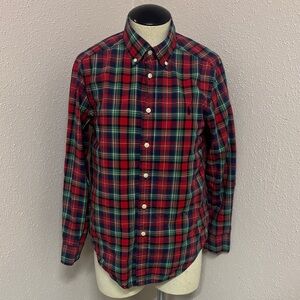 Ralph Lauren Red and Green Plaid Shirt